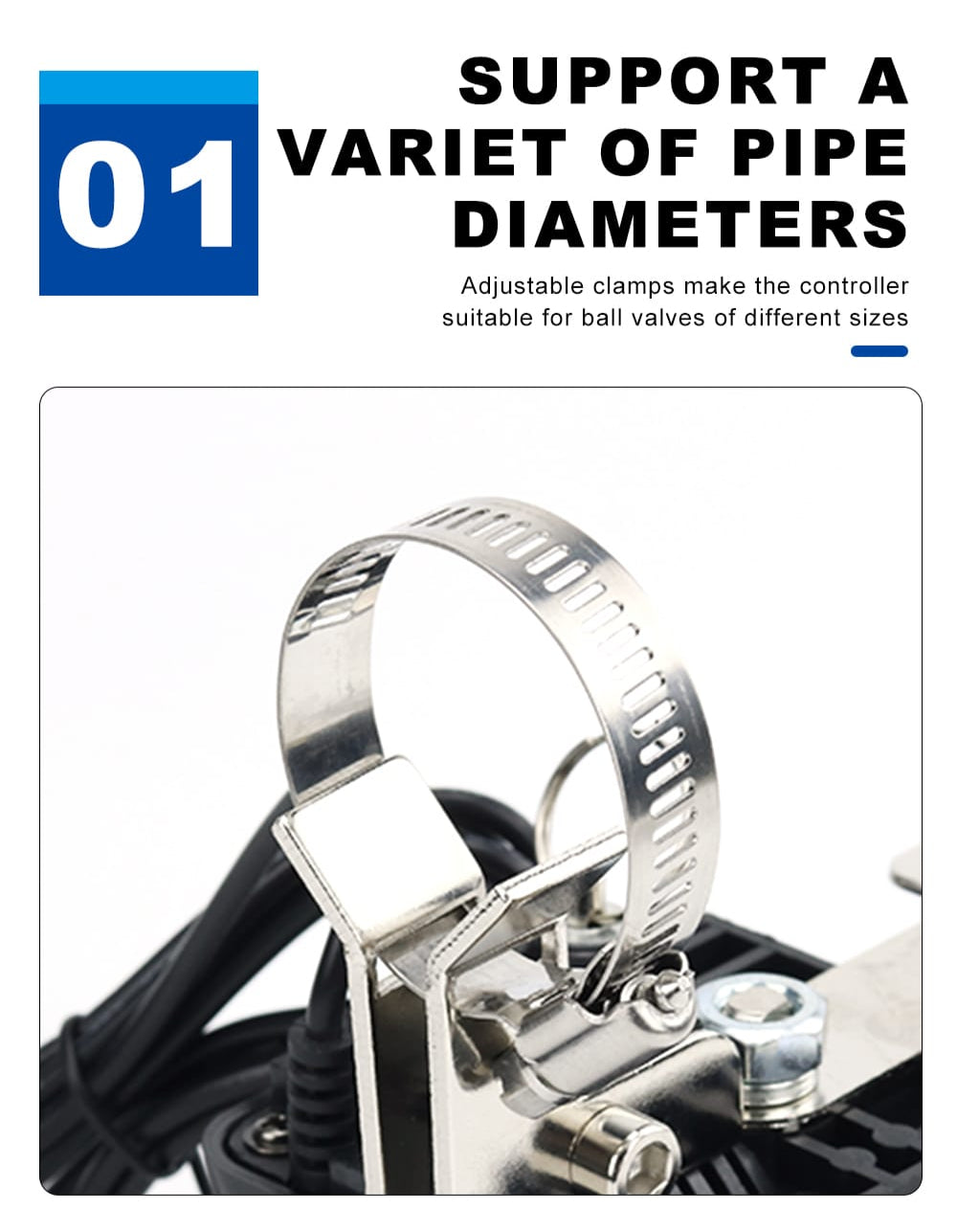 جهاز التحكم الذكي بصمام المياه / الغاز