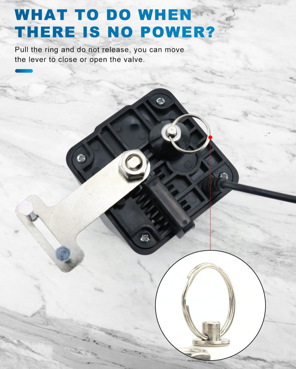 جهاز التحكم الذكي بصمام المياه / الغاز