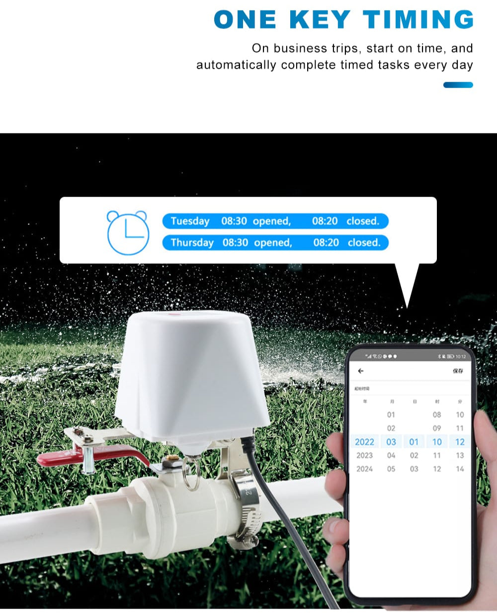 جهاز التحكم الذكي بصمام المياه / الغاز