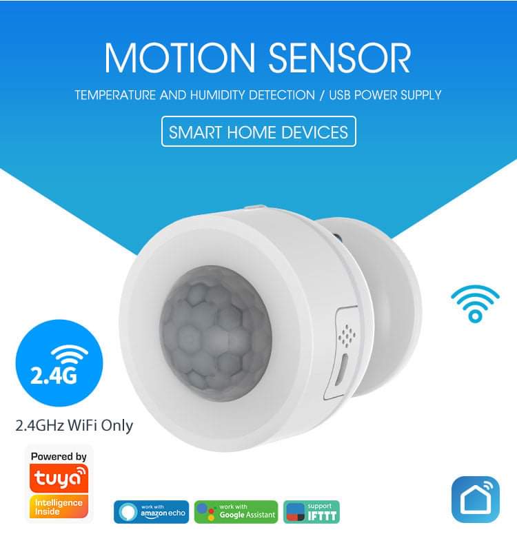 Wifi PIR Motion Sensor Smart Tuya APP Wifi PIR Motion Sensor Smart Tuya APP
