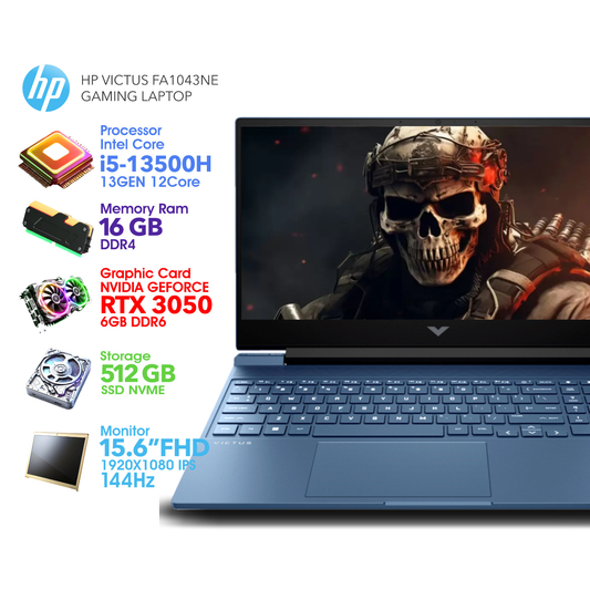 HP Victus 13Gen Core i5 16GB RAM RTX 3050