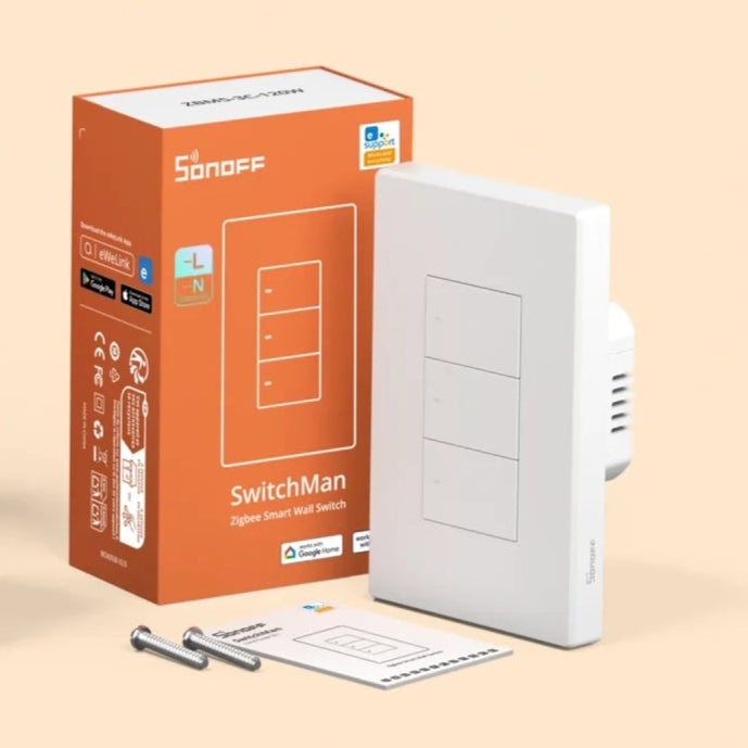 مفتاح الحائط الذكي SONOFF ZBM5 Zigbee (US)