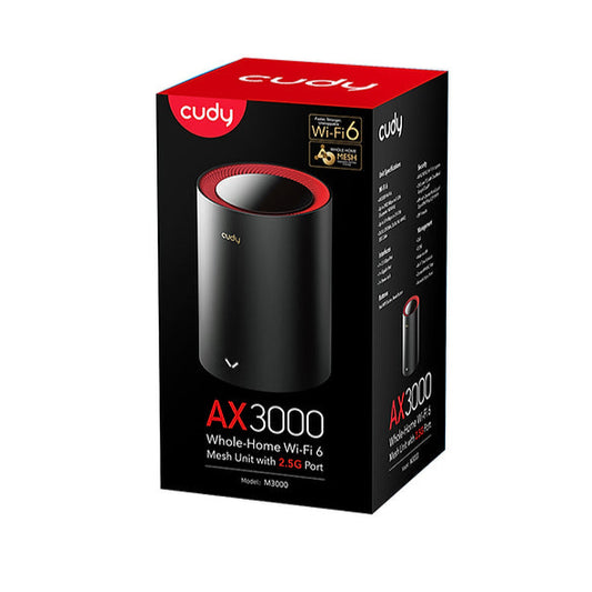 Cudy M3000 AX3000 2.5G Dual Band Wi-Fi 6 Mesh System
