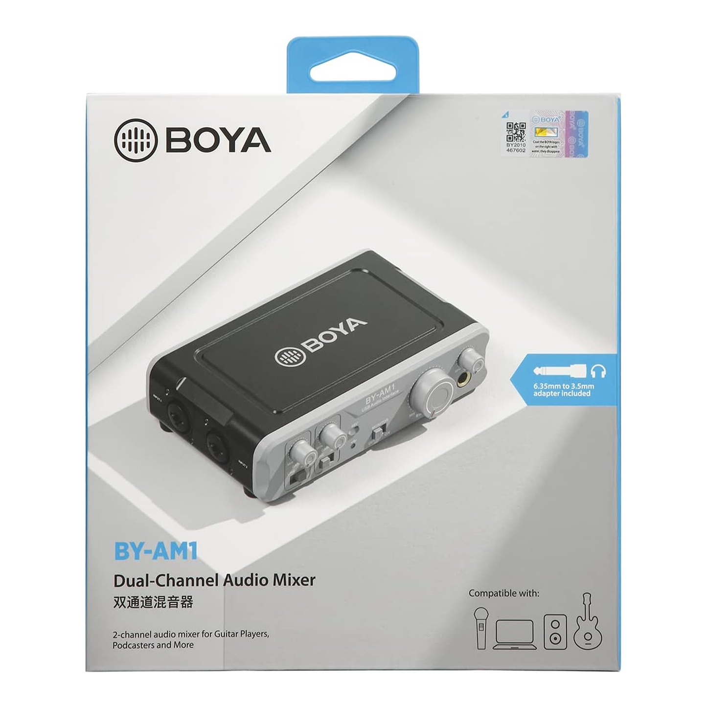 Boya BY-AM1 Dual-Channel Audio Mixer