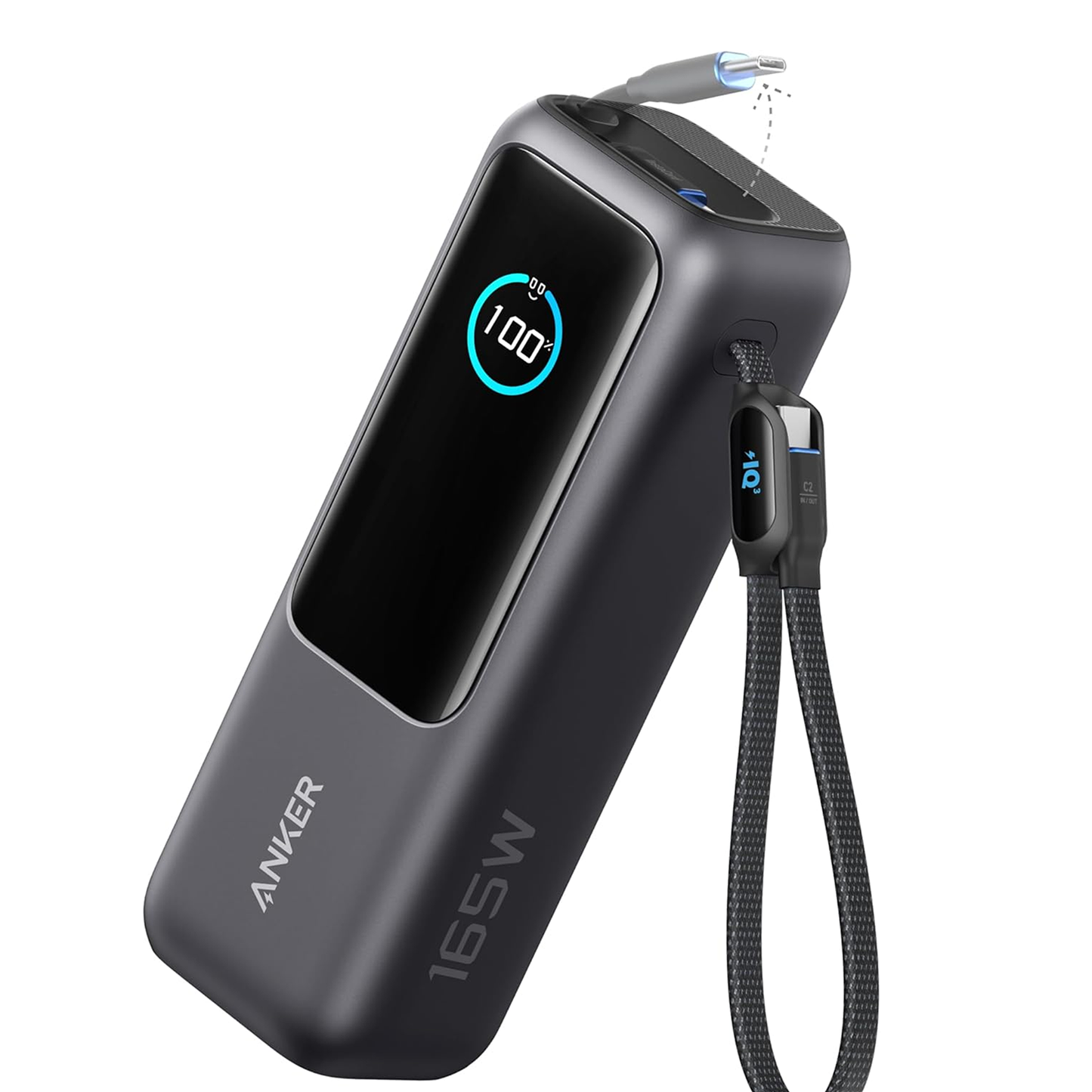 شاحن Anker عالي الطاقة متعدد الأجهزة 25K، 165 واط
