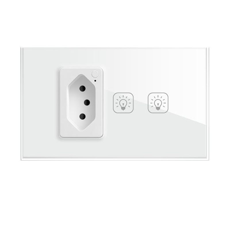 Tuya Smart Switch + Smart Power Plug (Black / White)