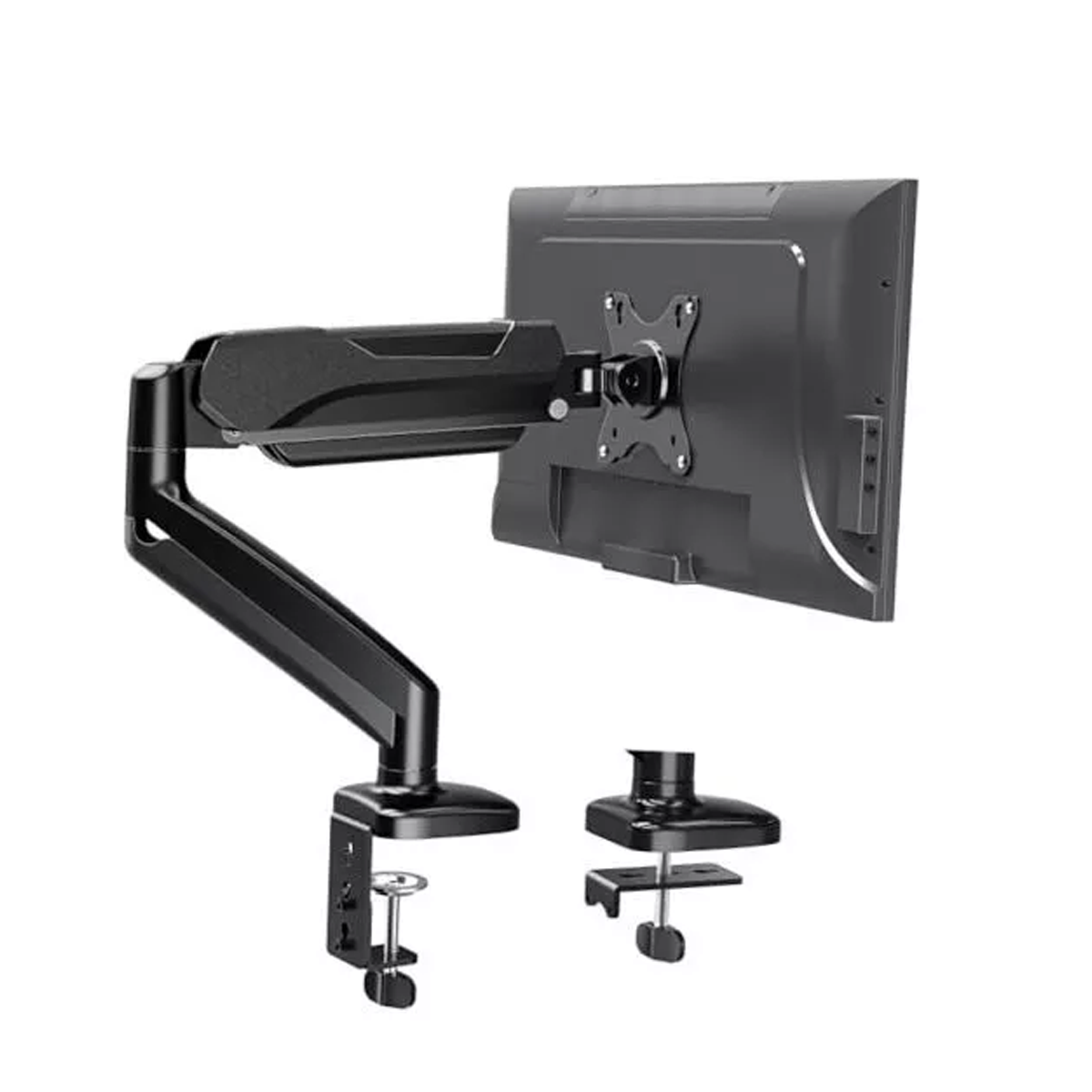Screen Desk Mount, Adjustable Monitor Arm Black