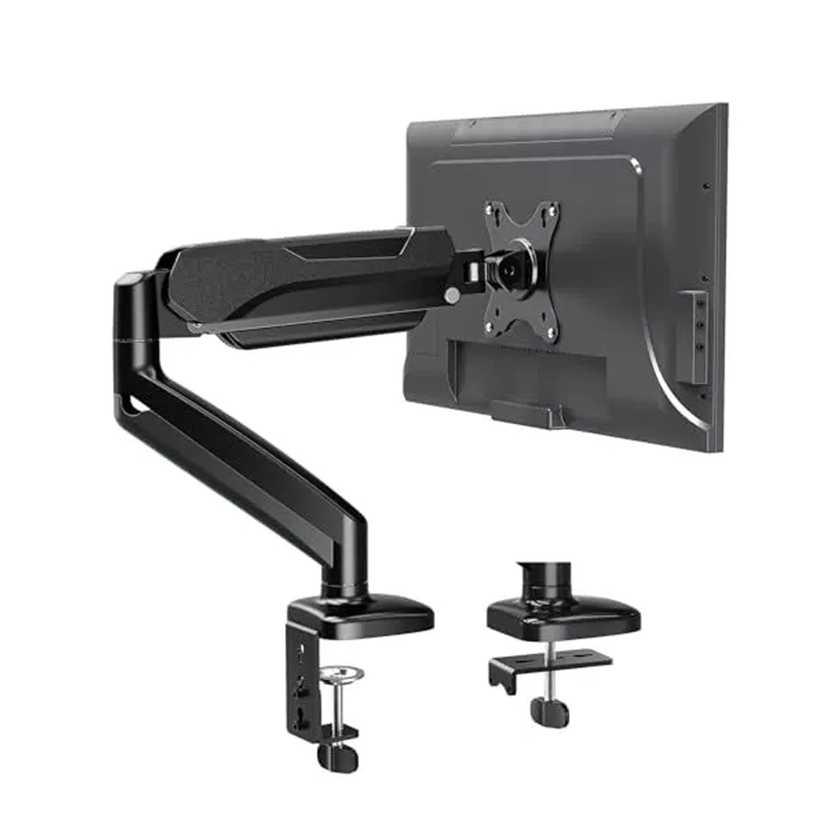 Screen Desk Mount, Adjustable Monitor Arm Black
