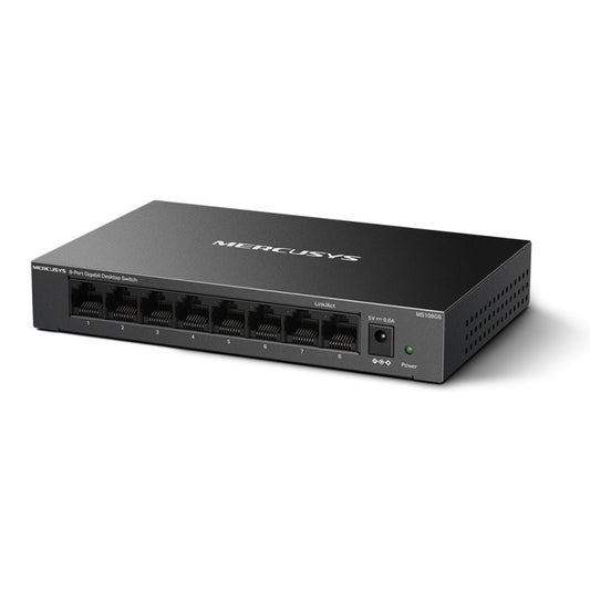 Mercusys MS108GS | 8-Port Gigabit Desktop Switch (Black)
