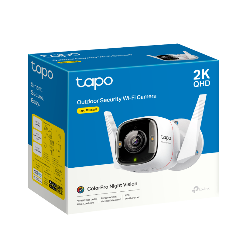 4mp Outdoor Security Wi-Fi Camera | Tapo C325WB