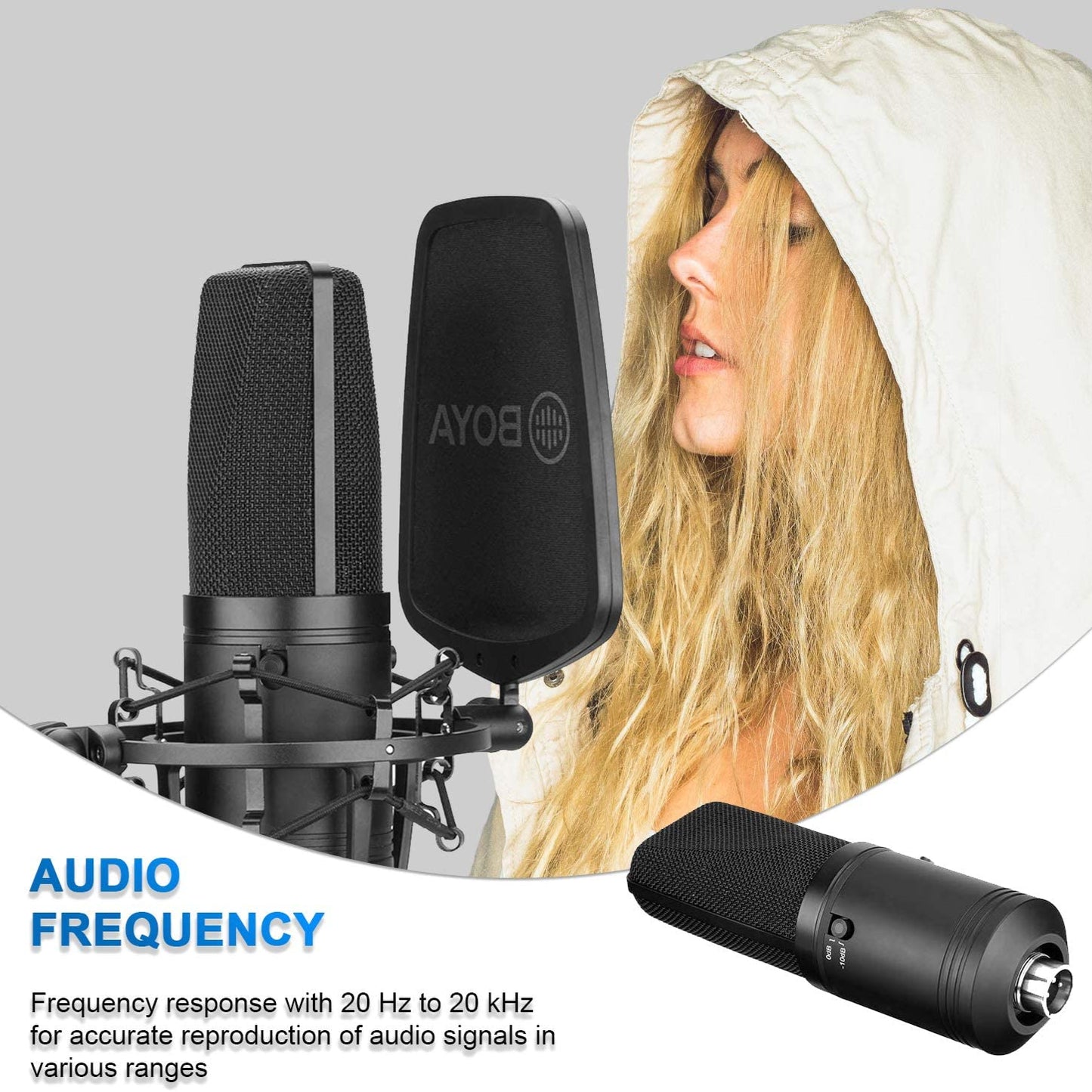 BOYA BY-M1000 Large Diaphragm Condenser Microphone