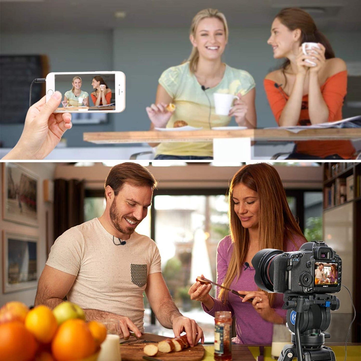 ميكروفون BOYA BY-M1DM ثنائي الاتجاه 