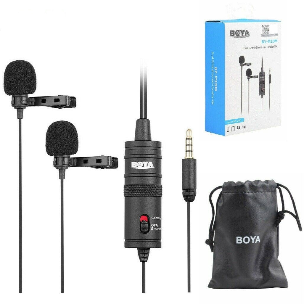 ميكروفون BOYA BY-M1DM ثنائي الاتجاه 