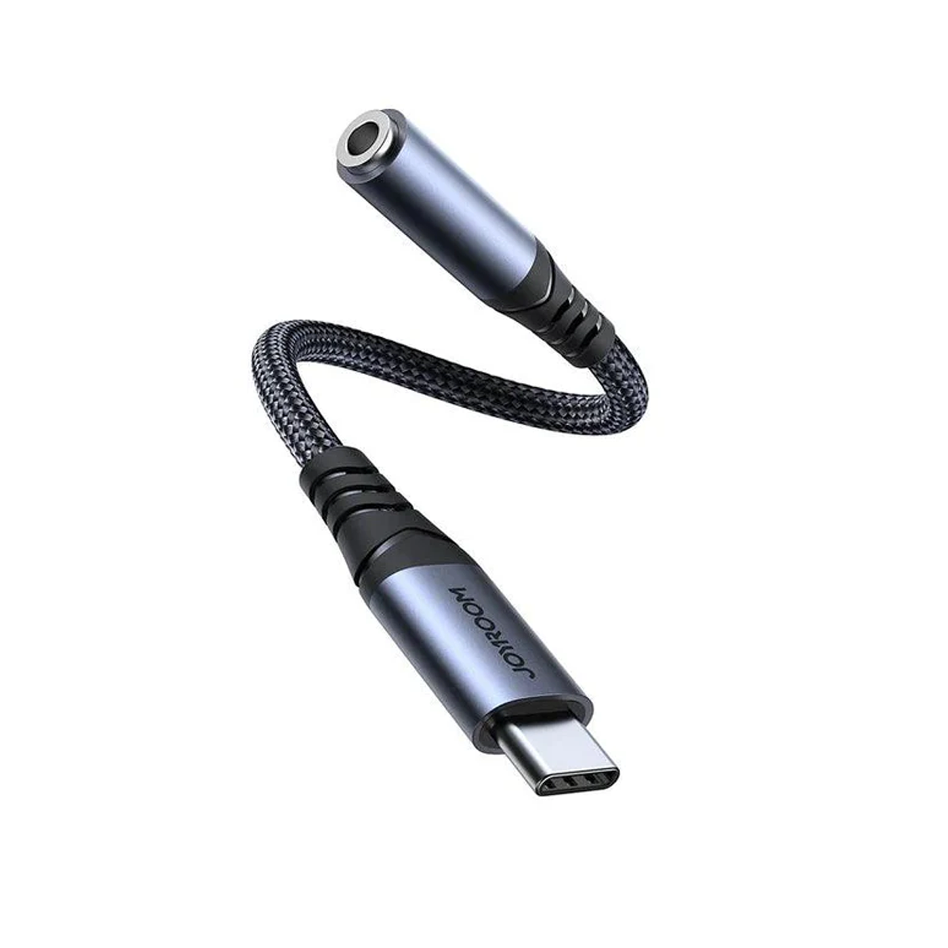 محول صوت سلسلة JOYROOM Audio-Transfer (من النوع C إلى 3.5 مم) - أسود/ SY-C01 محول صوت سلسلة JOYROOM Audio-Transfer (من النوع C إلى 3.5 مم) - أسود/ SY-C01