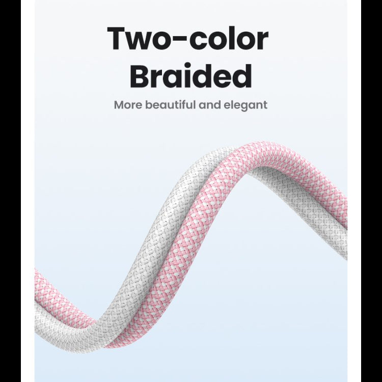 UGREEN USB-C to USB-C PD Fast Charging Braided Cable 5A Max /Multicolor/ L502