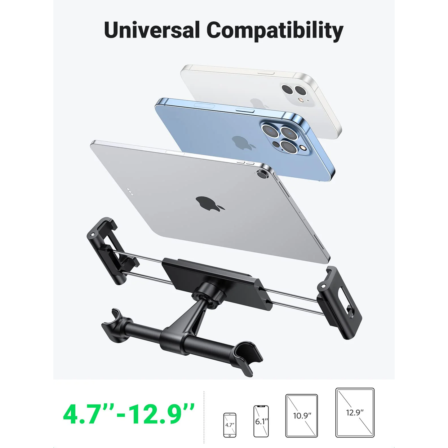 UGREEN Car Tablet & Phone Holder for Back Seat / 60108