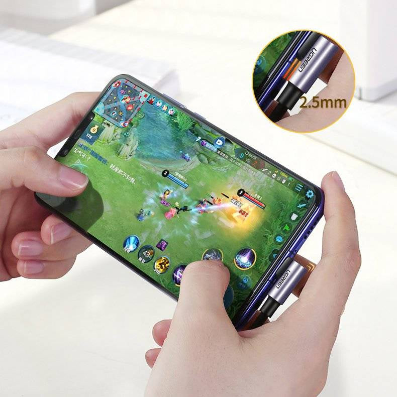 UGREEN USB-C  2.0 Male To Angled USB-C 2.0 Male 3A Data Cable(90°Angle) /US255