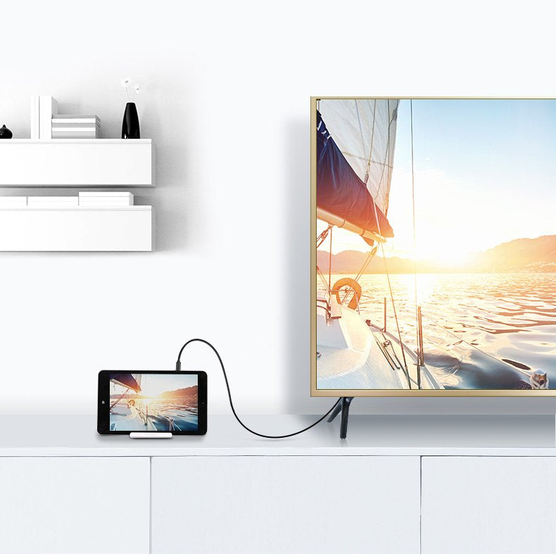 كابل يو جرين مايكرو HDMI إلى HDMI بطول 1.5 متر أسود / HD127