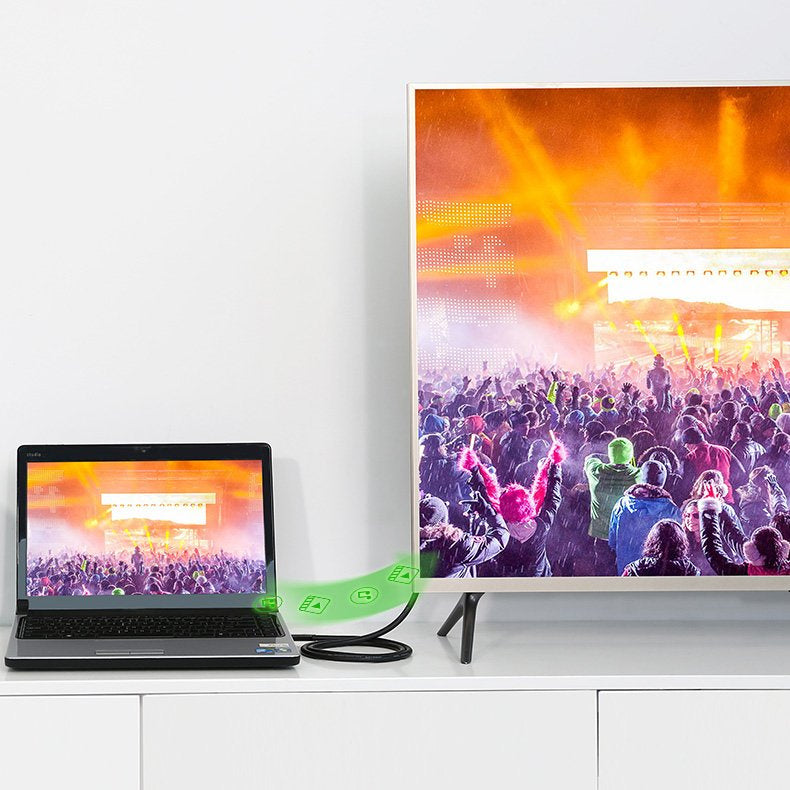 كابل يو جرين مايكرو HDMI إلى HDMI بطول 1.5 متر أسود / HD127