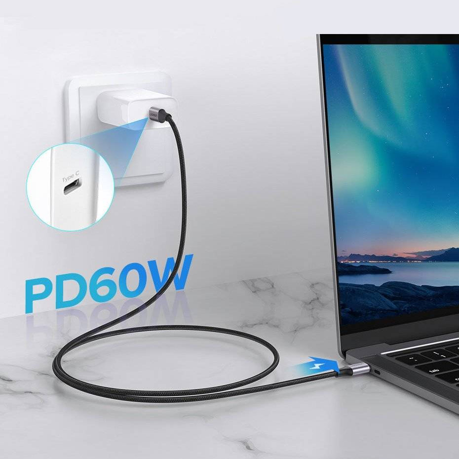 UGREEN USB-C 2.0 Male to USB-C 2.0 Male 3A Data Cable / 50150-50152