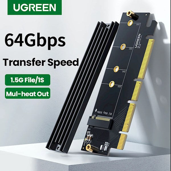 بطاقة توسعة UGREEN PCIe Gen4 x 16 إلى M.2 NVMe / 30715