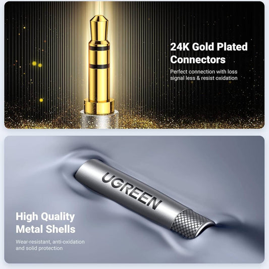 UGREEN,3.5mm Male To Male Auxiliary Audio Cable / AV150