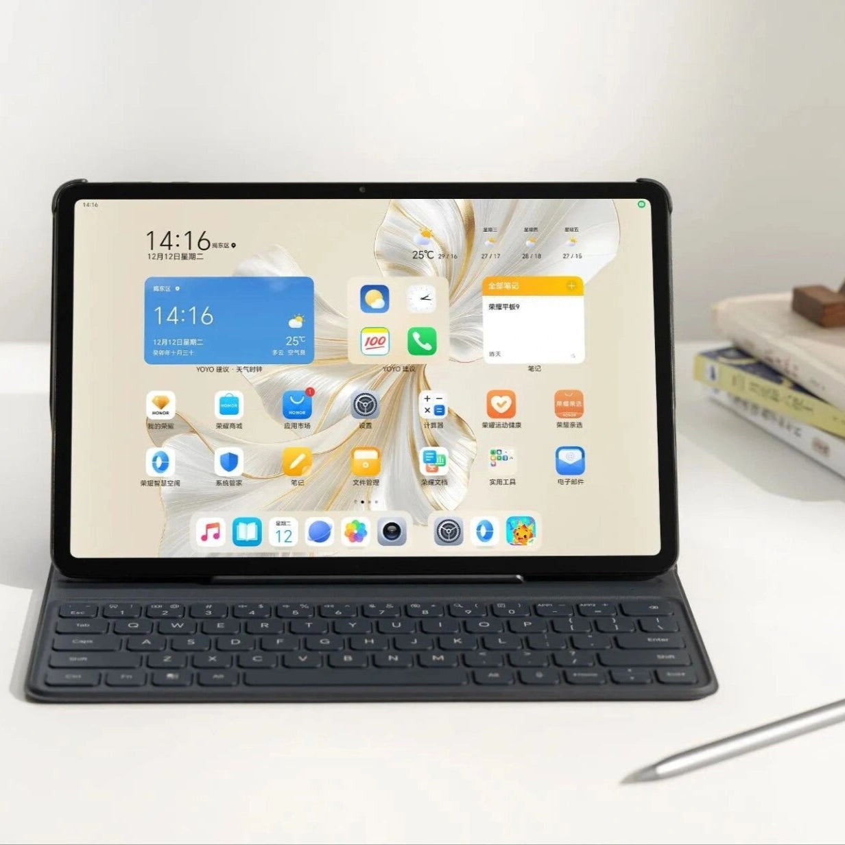 جهاز HONOR Pad 9 (حزمة قلم + لوحة مفاتيح)