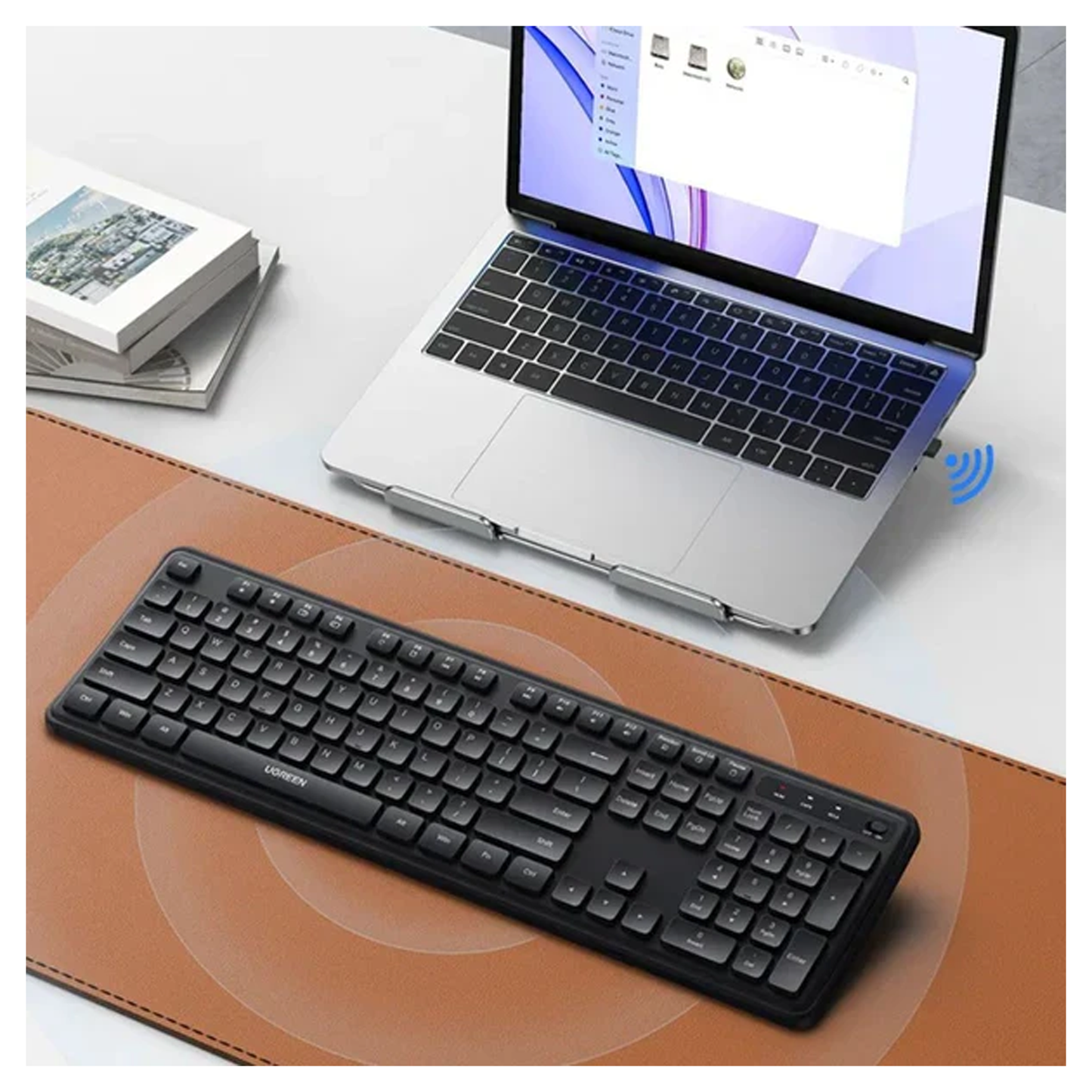 UGREEN Full Size Wireless Keyboard, 104 Keys, 2.4GHz /65734