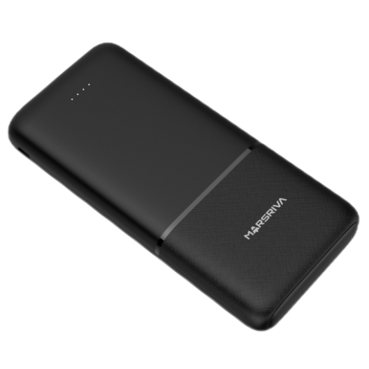 MARSRIVA power bank 20000mAh, black color | MR-PB20E