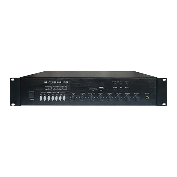 DSPPA 120W/ 6 Zones Mixer Amplifier with USB/SD/FM | MP2615II DSPPA 120W/ 6 Zones Mixer Amplifier with USB/SD/FM | MP2615II