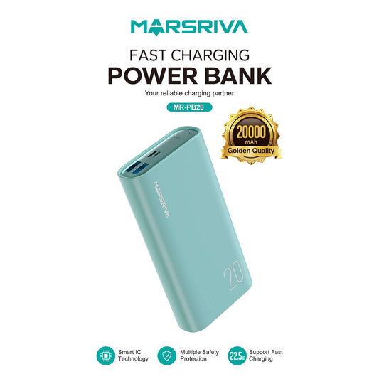 MARSRIVA Power Bank 20000mAh Fast Charging | MR-PB20