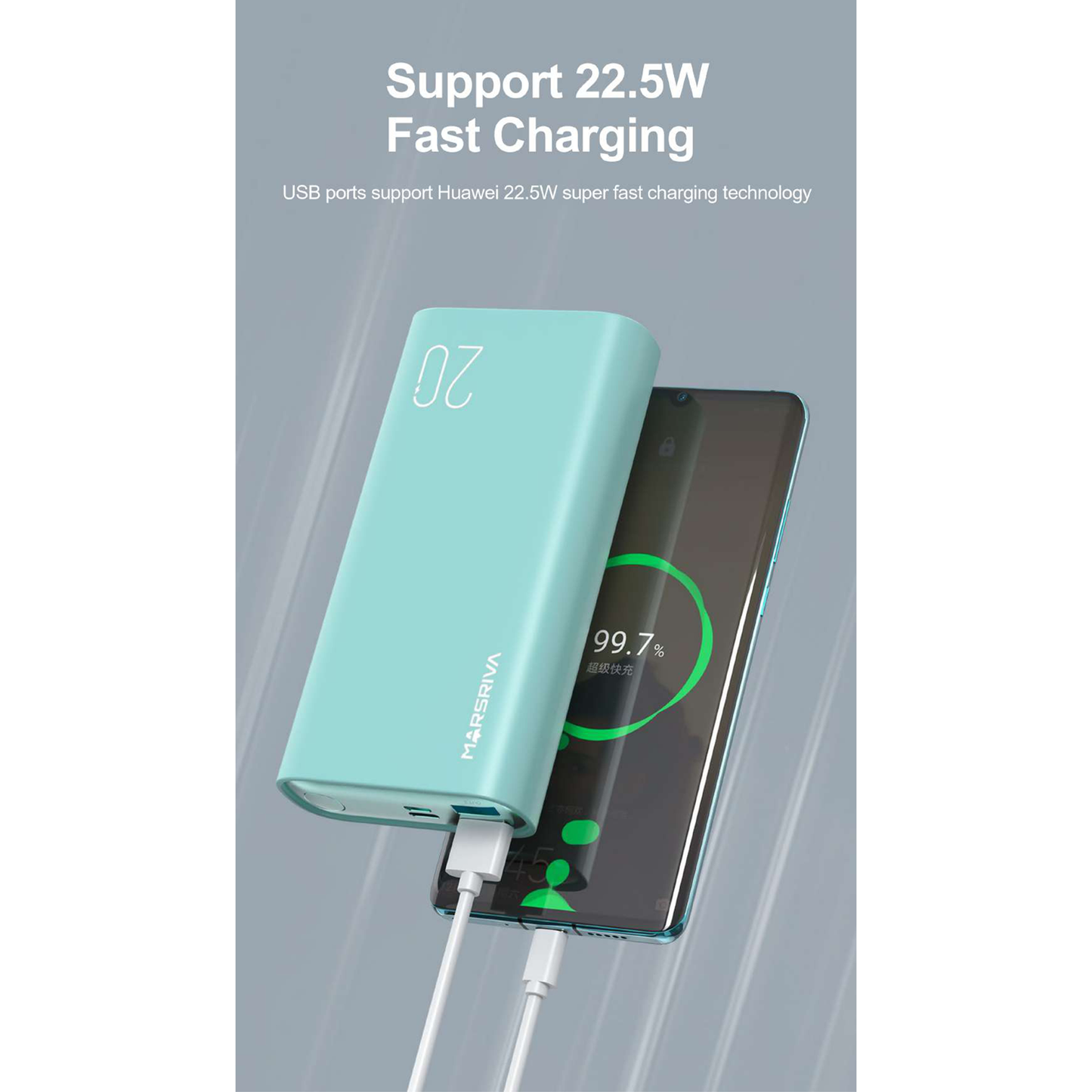 MARSRIVA Power Bank 20000mAh Fast Charging | MR-PB20