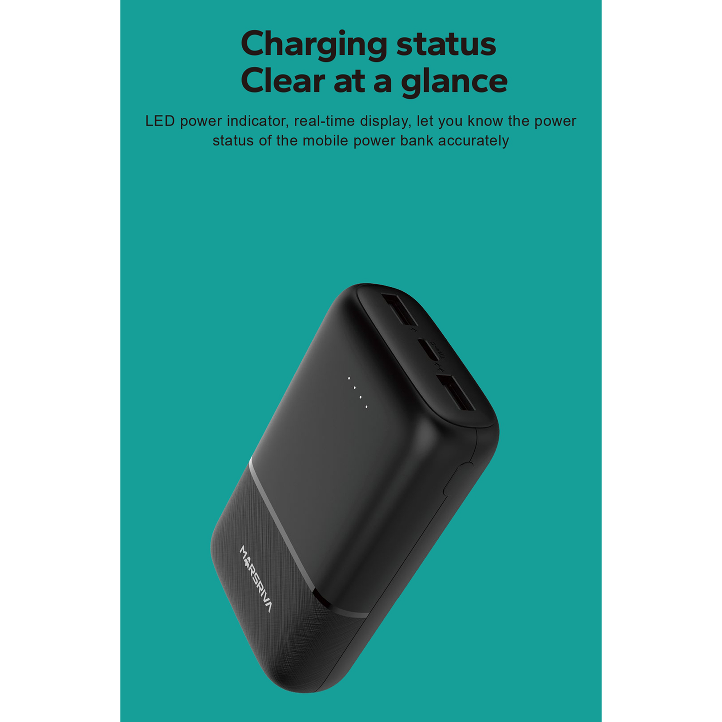 باور بانك 10000 مللي أمبير (متعدد الألوان) | مارسريفا.من.لينكوم | MR.PB10E