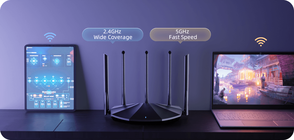 راوتر واي فاي 6 ثنائي النطاق جيجابت - TX2Pro راوتر واي فاي 6 ثنائي النطاق جيجابت - TX2Pro