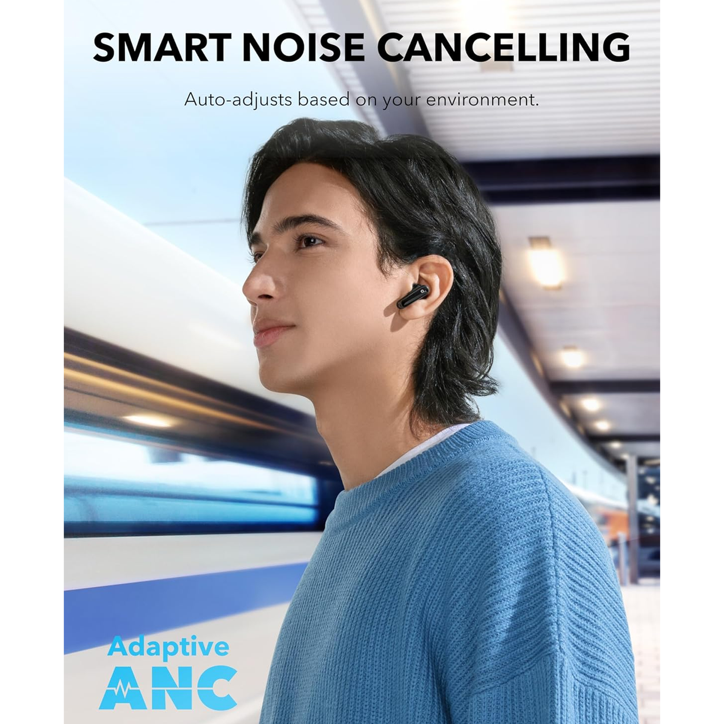سماعات أذن Anker Soundcore Smart ANC اللاسلكية الحقيقية - P40i |