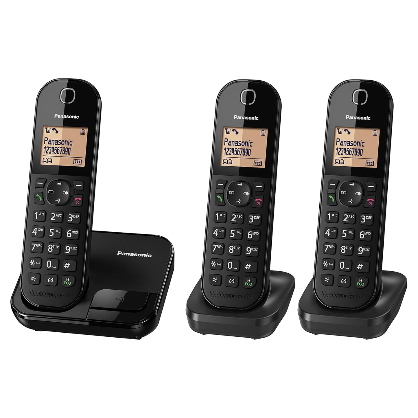 Panasonic Cordless Phone, 3 Sets, KX-TGC413