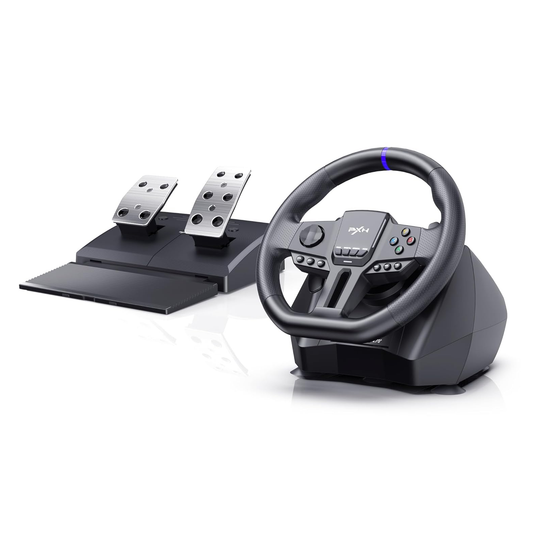 Pxn V900 Gaming Steering Wheel with Linear Pedals