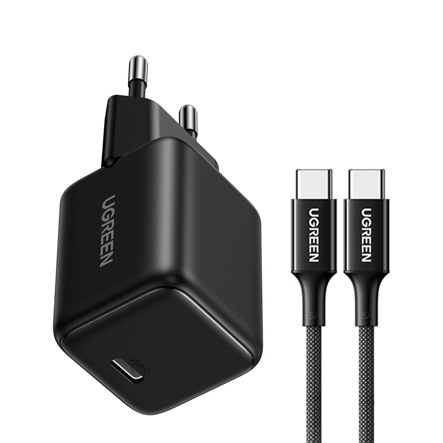 UGREEN 30W USB-C GaN Fast Charger EU (Set) -Multicolor / X513