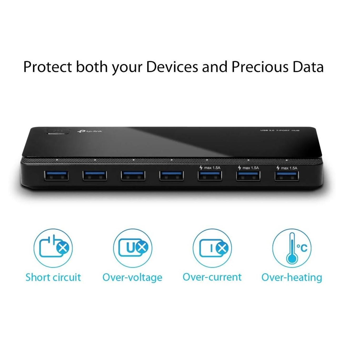 TP-Link UH700-USB 3.0 7-Port Hub