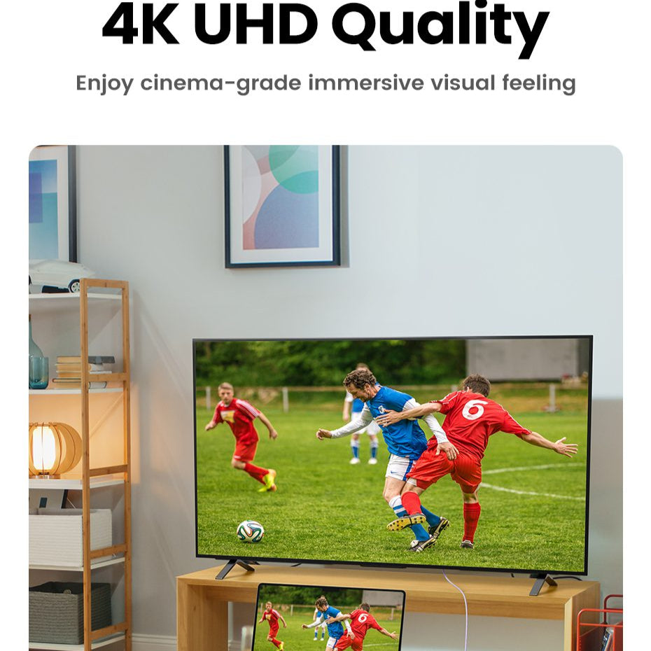 موزع يوجرين ريفودوك 5 في 1 USB-C (PD 100W، 4K@30Hz) / CM478