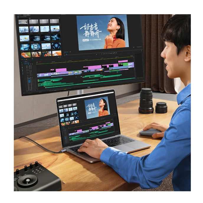 كابل يو جرين 90451 USB Type-C إلى HDMI 8K@60Hz (1.5 متر) / 90451