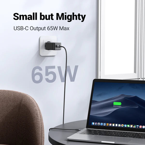 UGREEN Nexode 65W USB C GaN 3-Ports Wall Charger / 10335