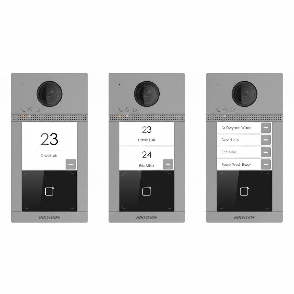 وحدة فيديو انتركم خارجية  تدعم اتصال وايفاي او سلكي | خيارات (1/2/4 كبسة) | DS.Hikvision.KV8x13.WME1