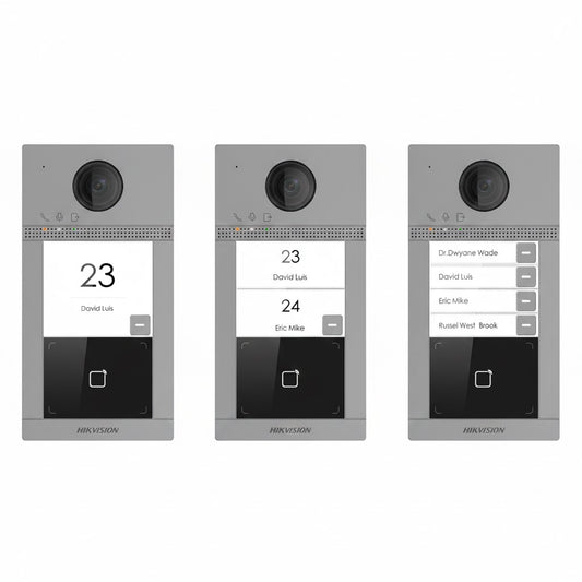 Hikvision IP Intercom Video Outdoor Unit Wi-Fi/Wired (1/2/4 Buttons) | DS-KV8x13-WME1